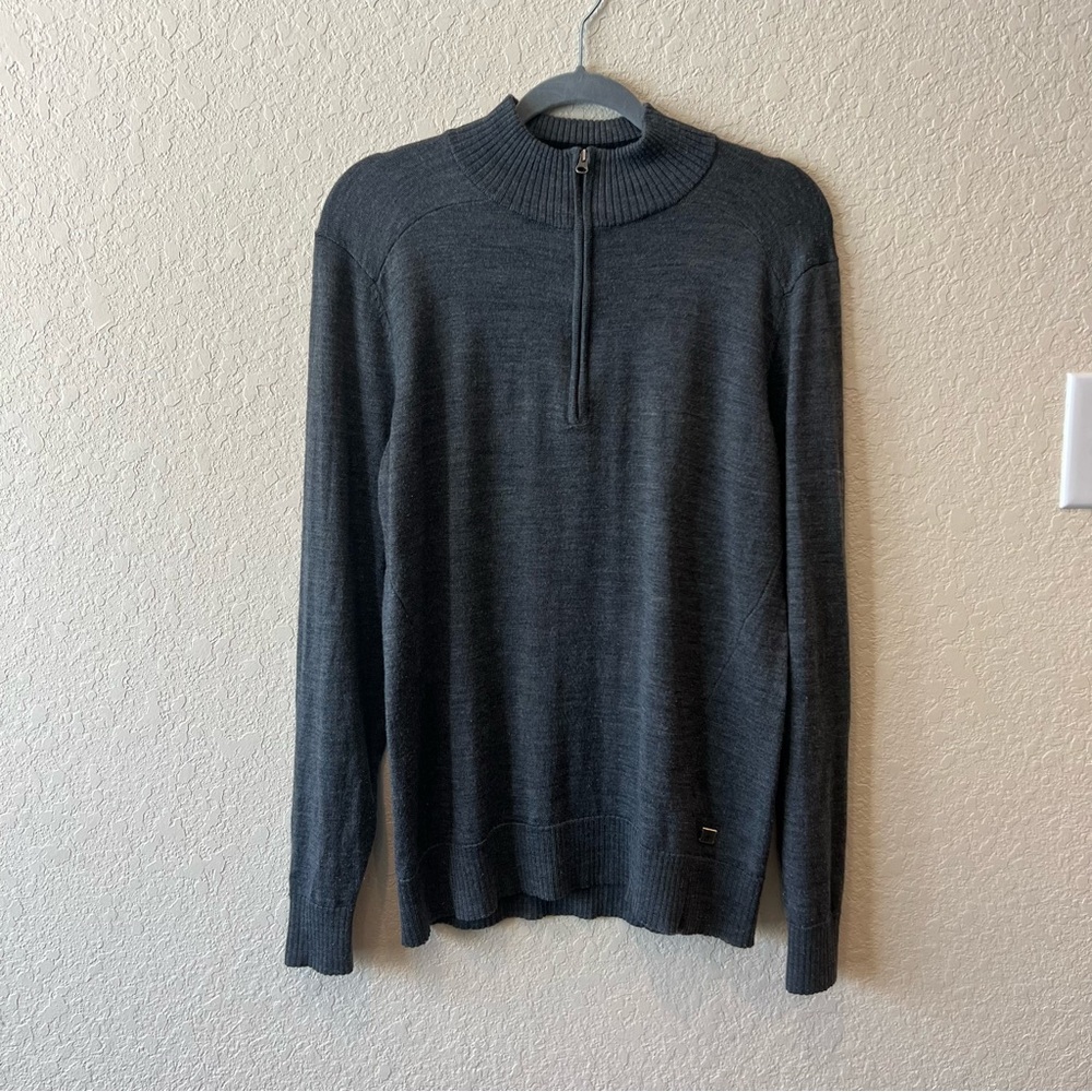 Smartwool Kiva Ridge half zip merino wool blend sweater thermal base layer